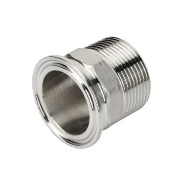 

Tri-clamp X Male adapter 1.5'' tri clamp X 1" BSP