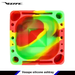 Veeape силиконовой резины красочные пепельницы электронная сигарета подставка держатель для Аксессуары для сухой травы табака