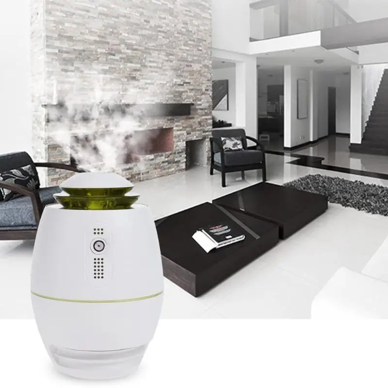 

200ml 2.5W Ultrasonic Mini USB LED Lights Air Humidifier Essential Oil Diffuser Office Mist Maker