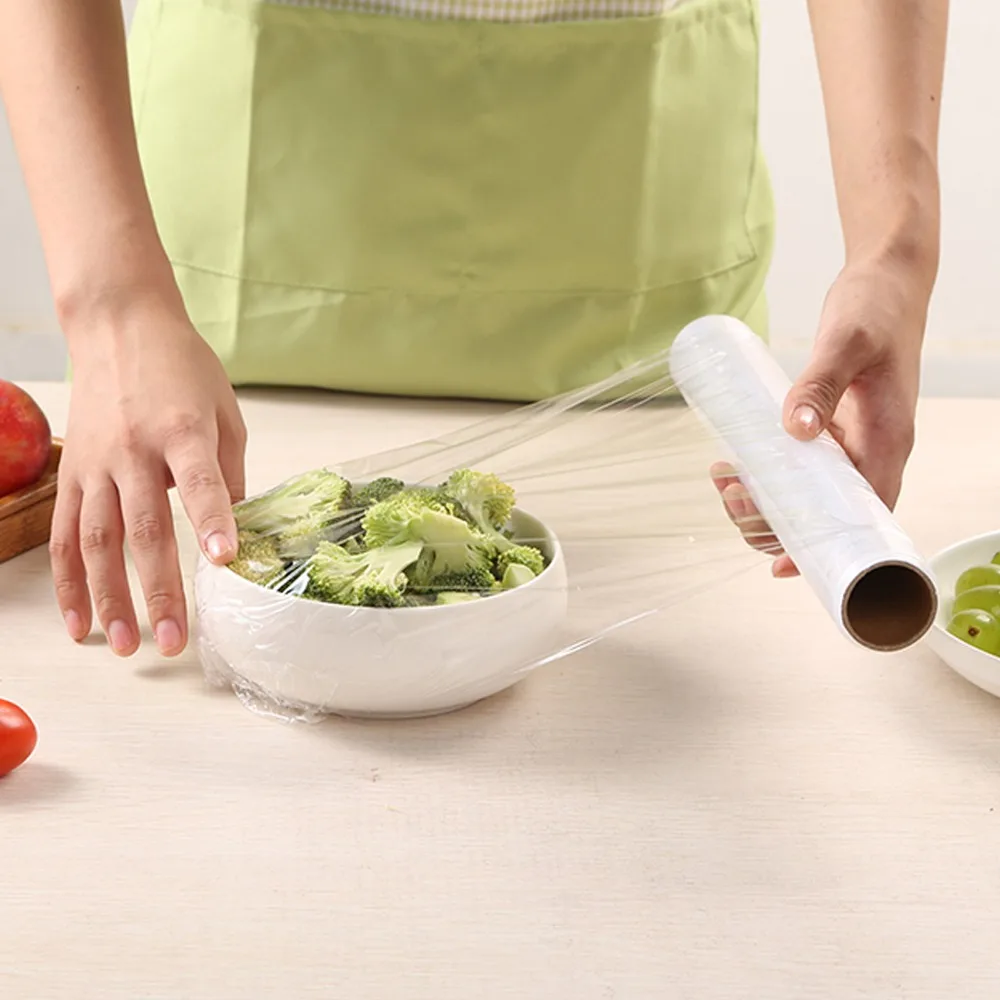 

30cm*20m 1 Roll General Food Saver Bag Food Storage Bags Packaging Film Keep Fresh Vacuum Food Fruit Saran Wrap forVacuum Sealer