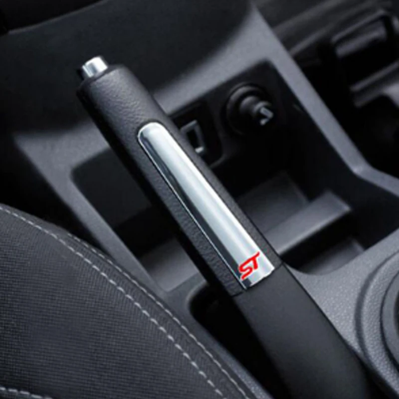 Foal Burning Car Styling Chrome Handbrake Trim Hand Brake Cover Sticker