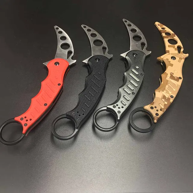 knife Practice traning knife dull tool no edge karambit knife claws
