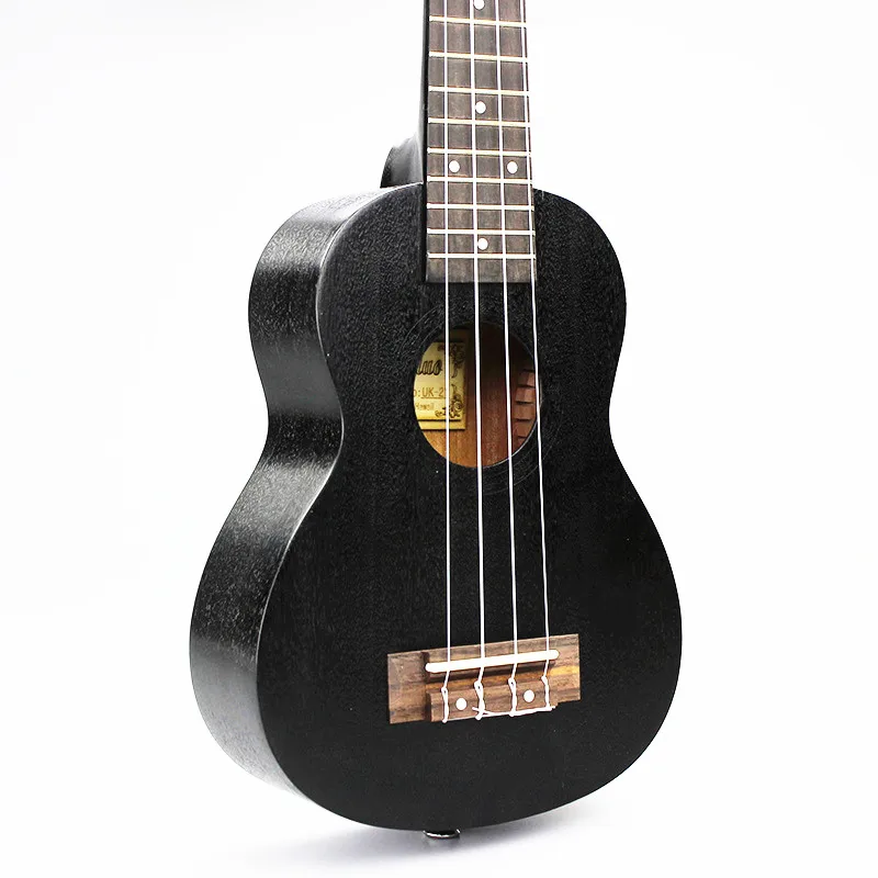 

DIDUO 21 Inch 15 Frets Hawaii Mahogany Ukulele Musical Instruments Suitable for beginners Rosewood Black