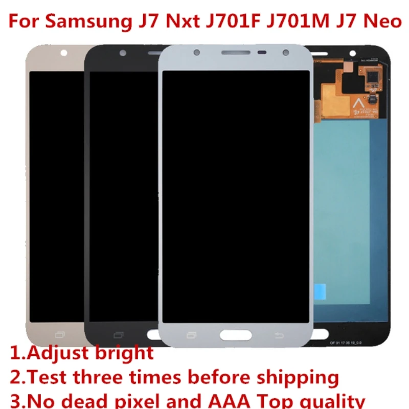 

J701 LCD Display for Samsung Galaxy J7 nxt J701F J701M j701 J7 neo J7 core lcd display Screen and Touch Digitizer Assembly +Tool