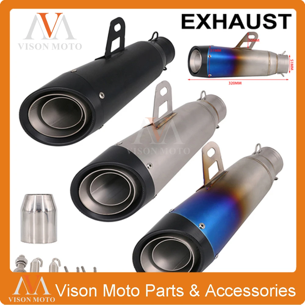 38mm Auspuff Schalldämpfer Rohr Universal für Dirt Bike Quad ATV 38mm Auspuff Schalldämpfer Rohr Universal für Dirt Bike Quad ATV