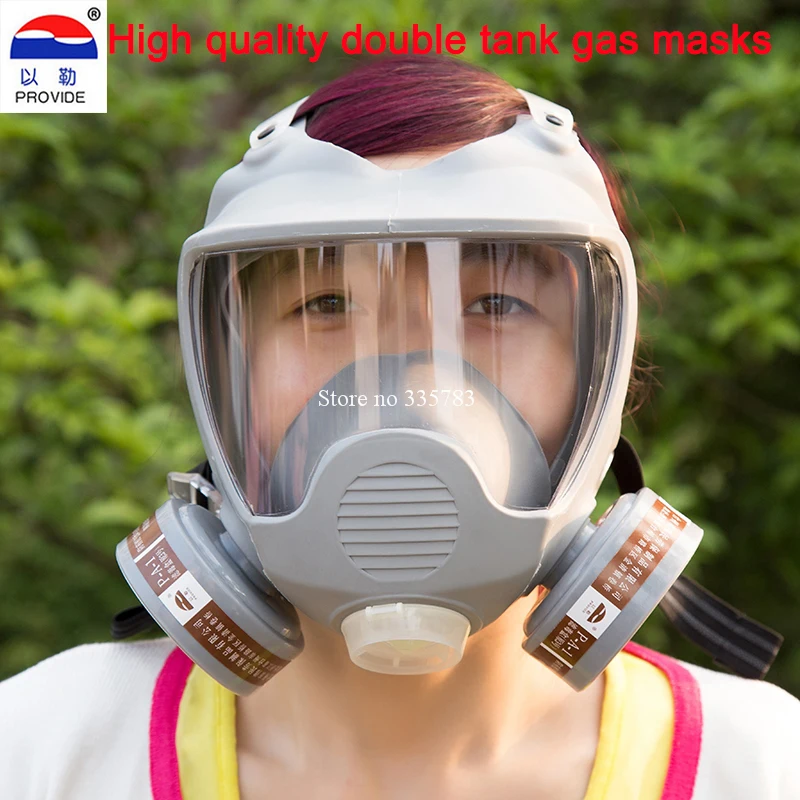  Full face gas Mask Organic Vapor Cartridge Respirator Face Mask for Painting Spraying Anti-dust for