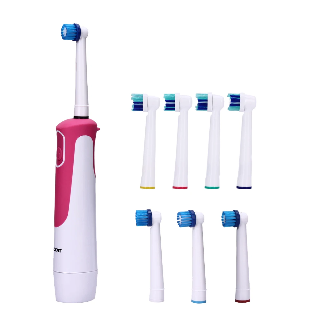 AZDENT Buy 1 Get 8 Heads Rotating Electric Toothbrush Battery Operated No Rechargeable Tooth Brush Teeth Whitening For Adult Hot AZDENT Buy 1 Get 8 Heads Rotating Electric Toothbrush Battery Operated No Rechargeable Tooth Brush Teeth Whitening For Adult Hot
