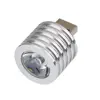 New Aluminum 3W USB LED Lamp Socket Spotlight Flashlight White Light ► Photo 2/5