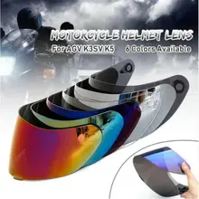 Full Face Detachable Motorcycle Helmet Lens Shield Visor Anti UV Fit AGV K3SV K5