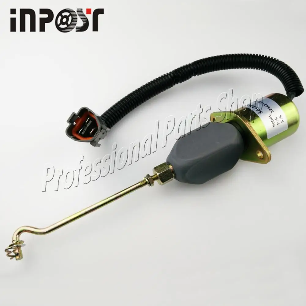 Новый 32A87 15100 12В двигатель отключения соленоида 1752ES RSV KRTKIT 05100 SA 4014 12 для Mitsubishi S4Q S4S