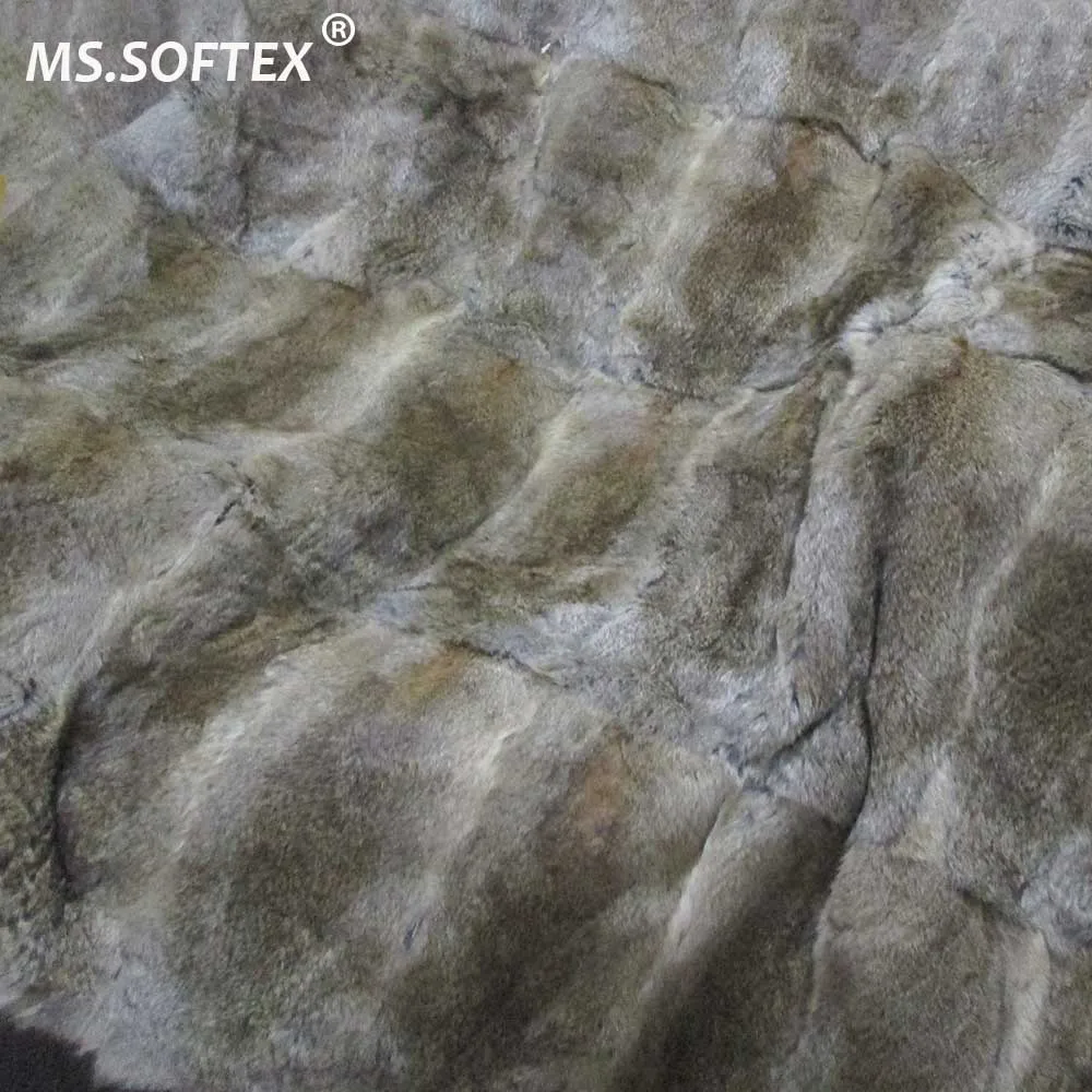 Женское одеяло из меха кролика MS.Softex Роскошное Одеяло для спальни|Одеяла| |