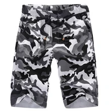 Лидер продаж Drawstring камуфляжные мужские шорты летние повседневные мужские шорты узкие модные Дышащие Короткие MKD1458
