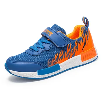 

Boys And Girls Breathable Mesh Casual Shoes Children Hook Loop Soft Bottom Sneakers Toddler Anti Slippery Training Shoes AA11341