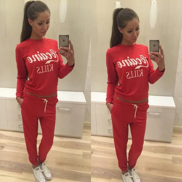 Free shipping 2016 factory direct three color leisure hotsale women's clothing hoodies set wear aliexpress wish hot styles