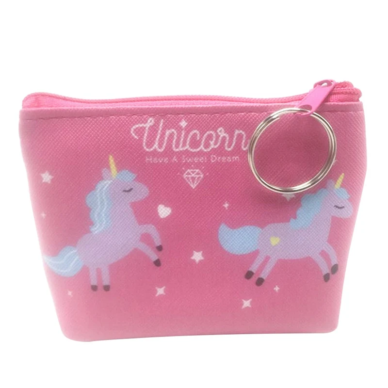 

2018 Summer Coin Purses Girl Kids Holder Kawaii Animal Women Mini Change Wallets Money Coin Bag Children Zipper Pouch