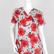 Hennar медицинские скрабы для кормящих женщин скрабы медсестры медицинская Униформа медицинский пункт mujer Скраб Топы