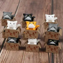4 шт./компл. творческий прекрасный кот DIY Ландшафтный орнамент Сад орнамент микро пейзаж в горшках