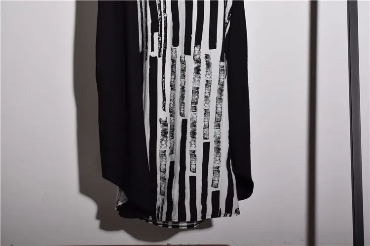 [XITAO] Для женщин Новое поступление 2018 Лето Корея Мода Свободные с круглым вырезом пуловер с короткими рукавами платье с принтом