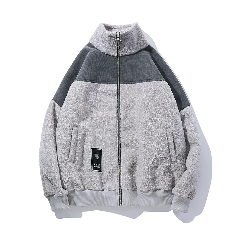 Fleece Jackets Mens Zipper Embroidery Cashmere Jacket Fashion 2019 Kanye West Winter Turtleneck Warm Mens Coats and Jackets Fleece Jackets Mens Zipper Embroidery Cashmere Jacket Fashion 2019 Kanye West Winter Turtleneck Warm Mens Coats and Jackets