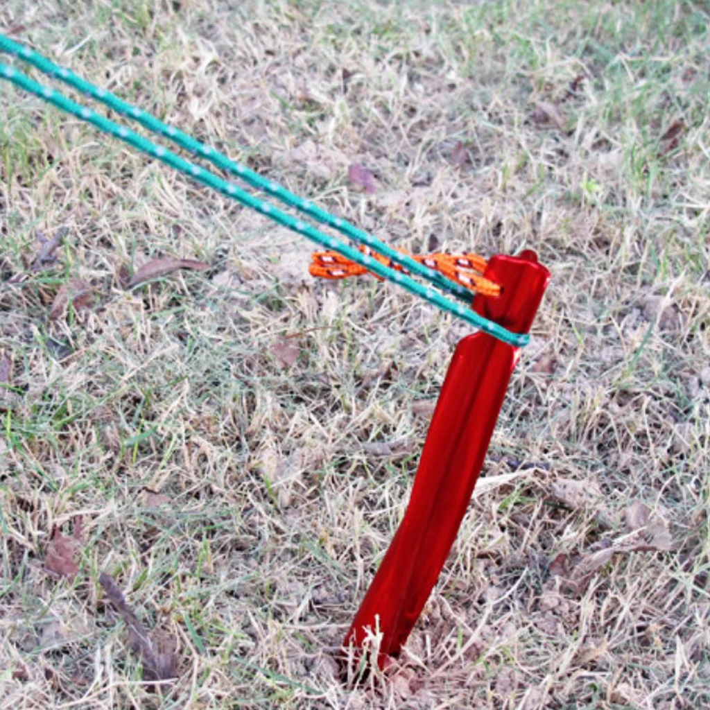 Buy 5pcs 25cm Outdoor Camping Tent Stakes Aluminum