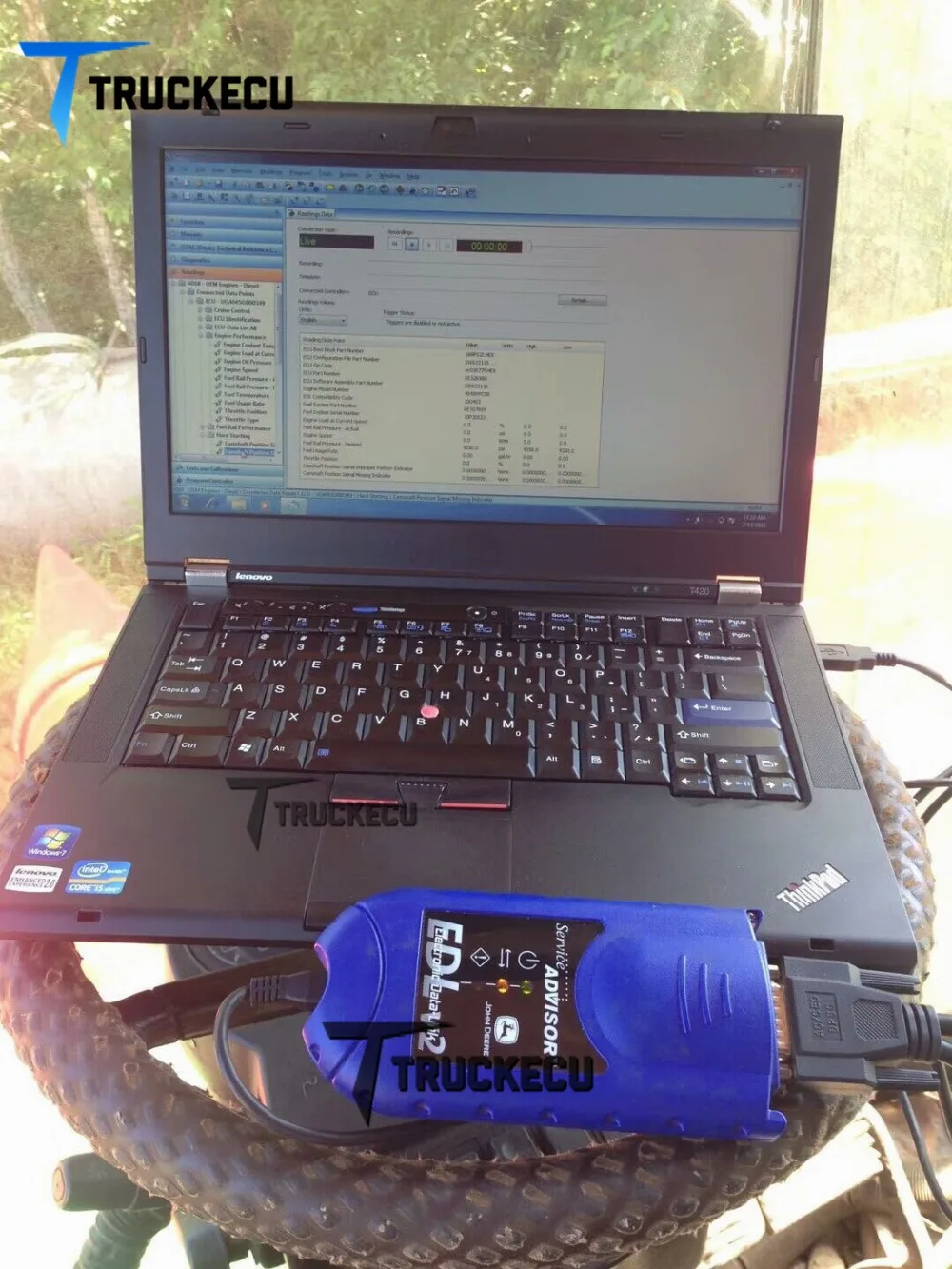 

Service Advisor EDL V2 Electronic Data Link with AG/CF/CCE JD johndeer construction Agriculture equipment diagnostic JD EDL V2