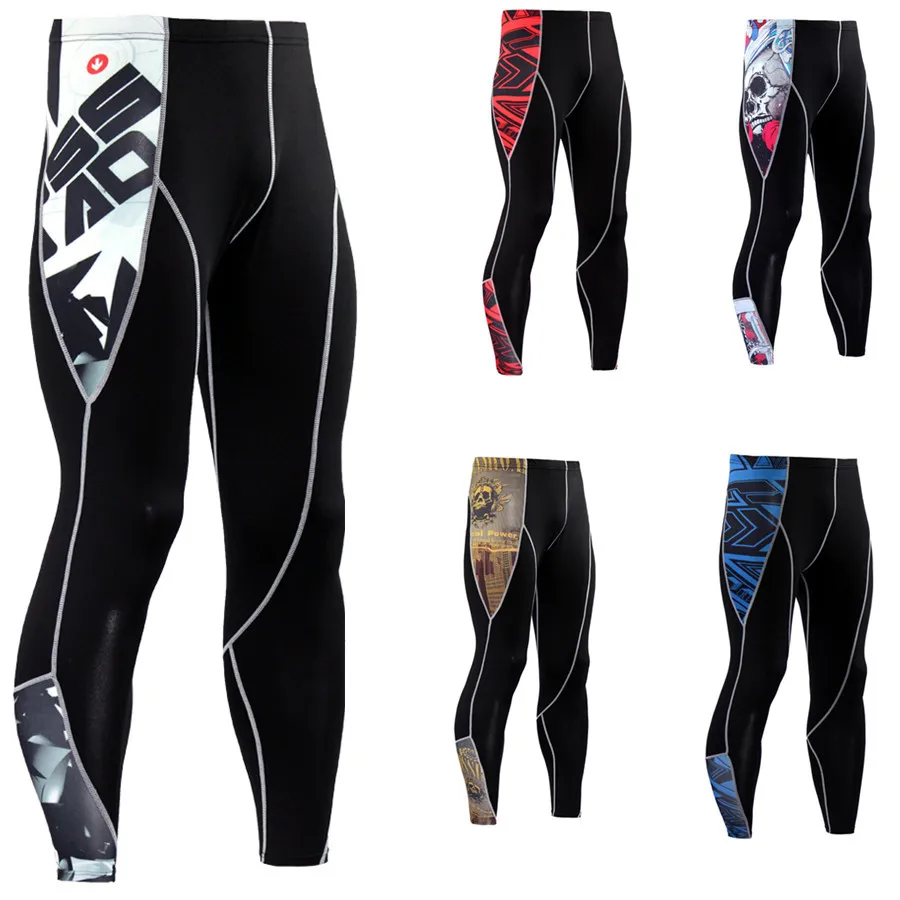 ESHINES Compression Pants Running Tights Men Soccer Training Pants