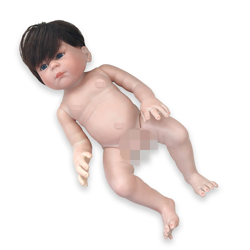 NPK реалистичные куклы для новорожденных 50 см полная силиконовая виниловая кукла-младенец, Мальчик мягкий прекрасный мальчик подарок куклы Reborn младенцы Рождественские подарки
