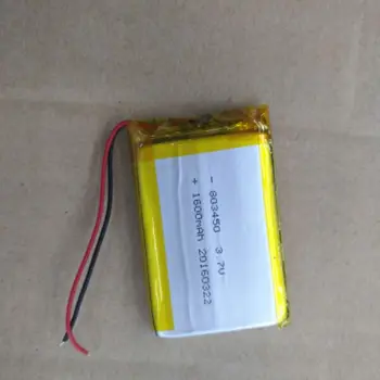 

3.7v li po li-ion batteries 3 7 v Packet 3.7V polymer lithium battery 803450 083450 1600mAh