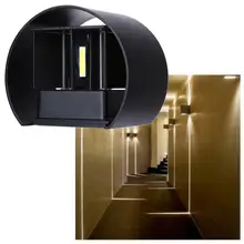 7 Вт светодиодный открытый настенный светильник аварийный IP67 Поверхностный Установленный домашнее внутреннее наружное коридор декоративный фонарь светодиодный