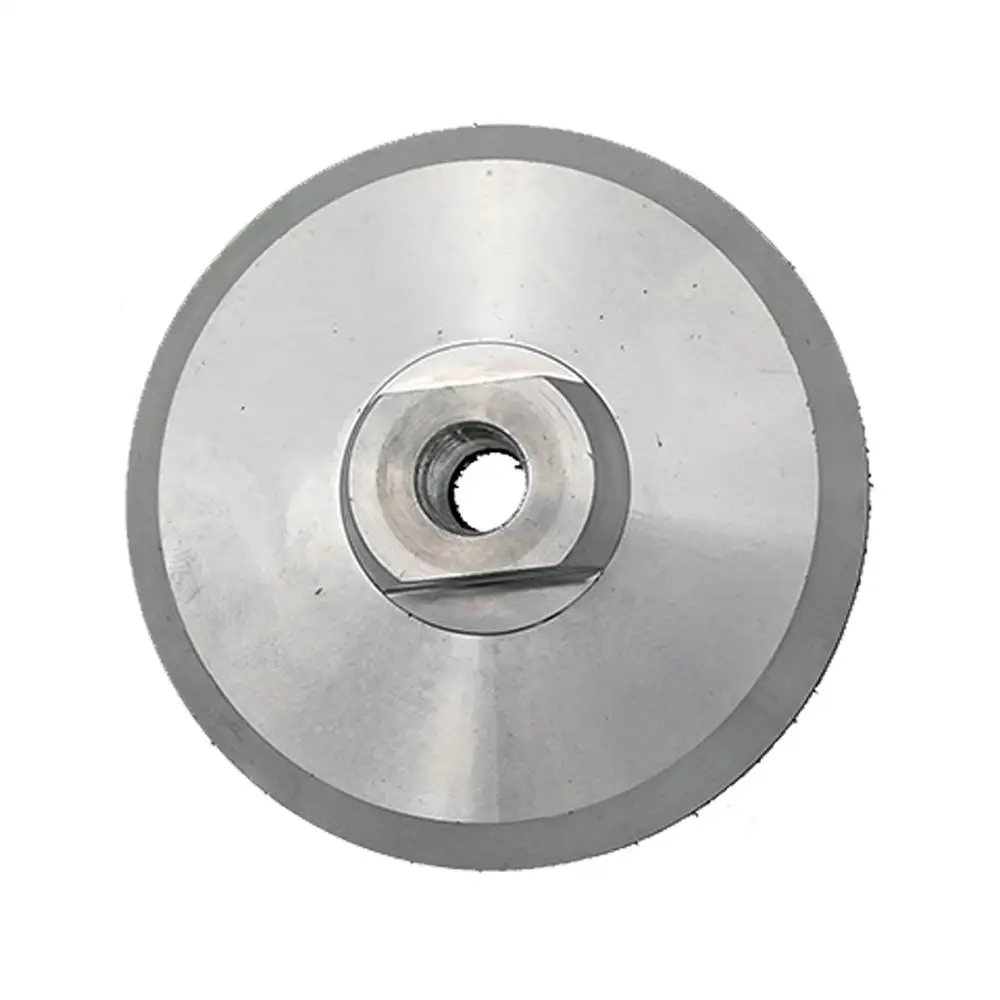 DIATOOL Задняя накладка для алмазной полировки M14 диаметр резьбы " /4"/" на резиновой основе/алюминиевая основа держатель - Цвет: 4 Inch Al