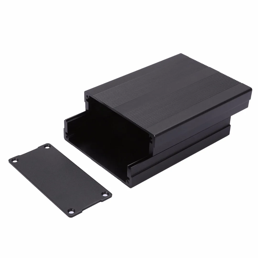 1 шт. черный прессованный алюминиевый корпус PCB инструмент Электронный проект коробка чехол 100x76x35 мм Mayitr