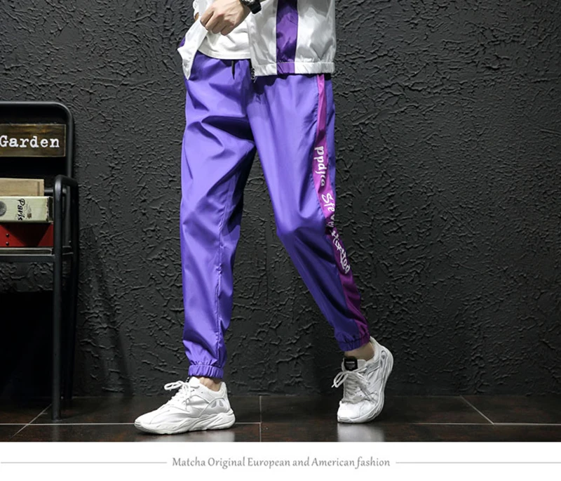 Harem Cargo Pants Men Streetwear Hip Hop Japan Style Trousers Male Khaki Loose Straight Pants  (40)