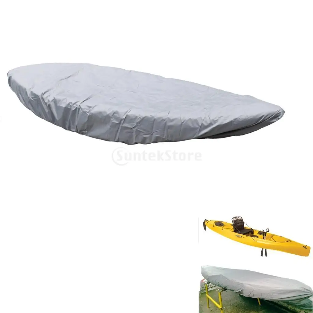 Professional Grey Oxford Fabric Waterproof Kayak Cover UV Sun Protector