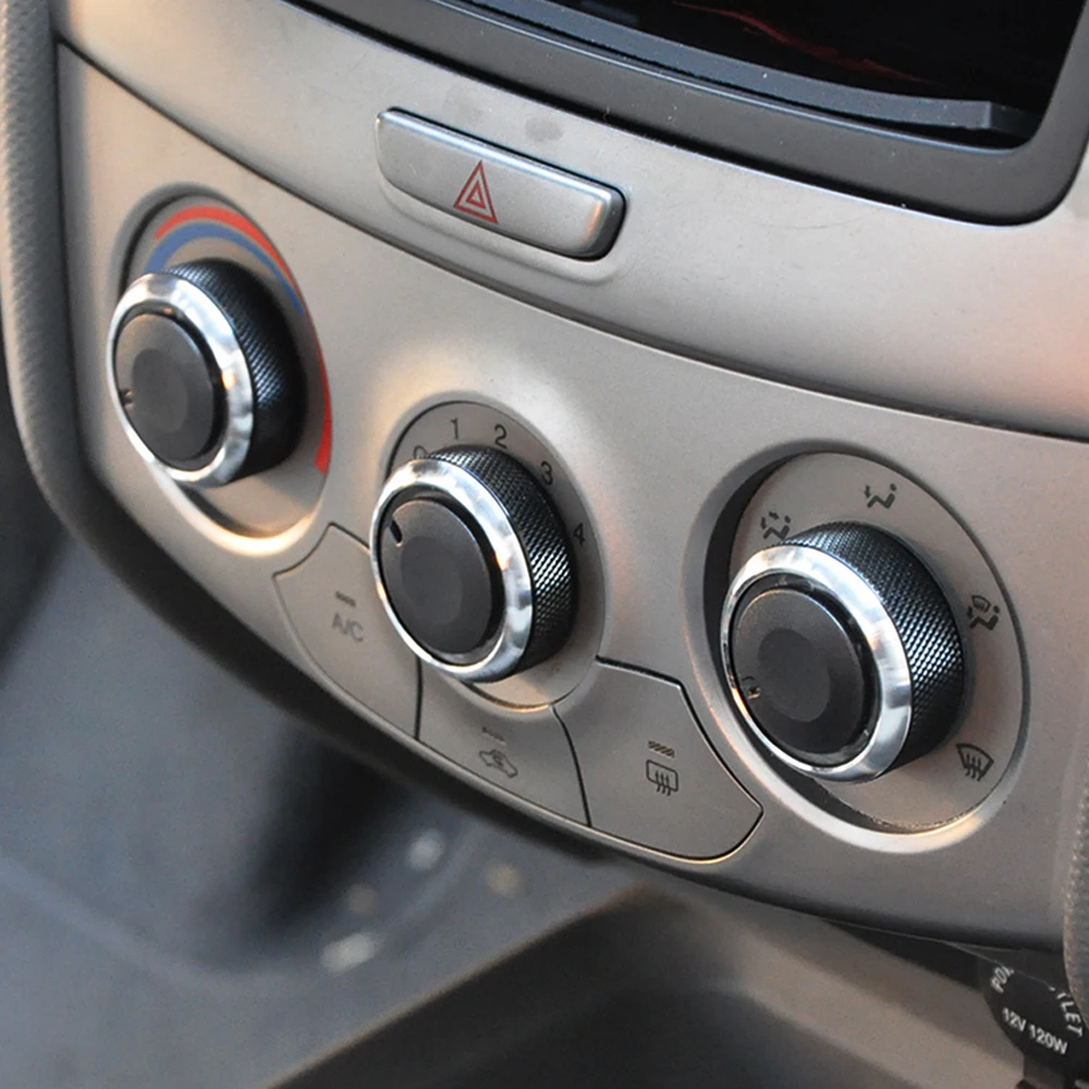 Car AC knob Air Conditioning heat control Switch knob Aluminum alloy