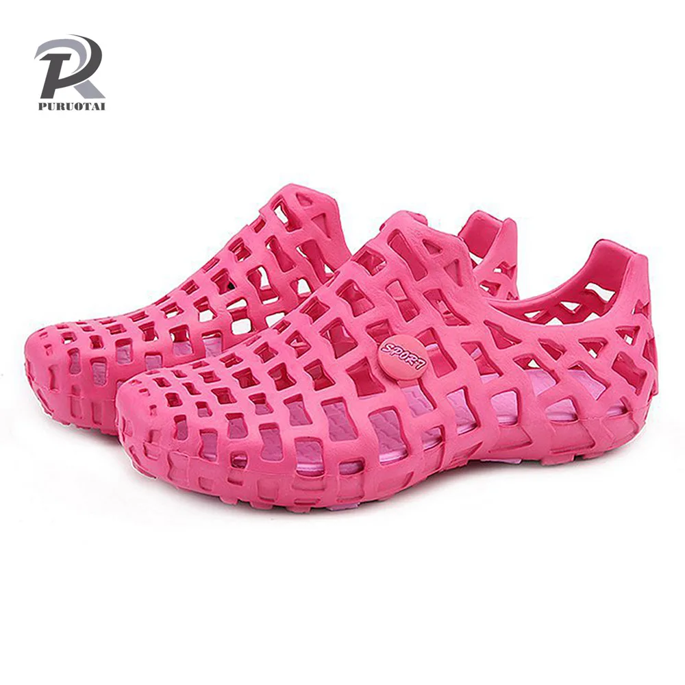 Пляжная обувь с перфорацией дышащая Aqua пляжные сандалии тапочки для взрослых