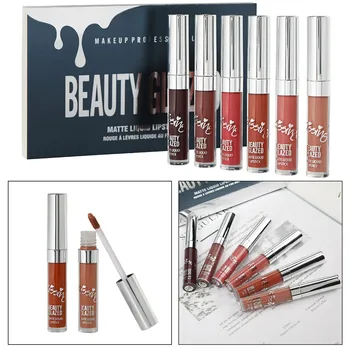 

2019 New Sexy Color Lip Lipstick New Sexy Lipstick Long Lasting Waterproof Liquid Lipstick Velvet Matte Lipgloss Hot Sell Drop