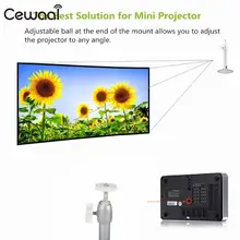 Projector Wall Mount 360 Degrees LCD Premium Ceiling Stand Holder Aluminum Alloy Bracket Silver Camcorder