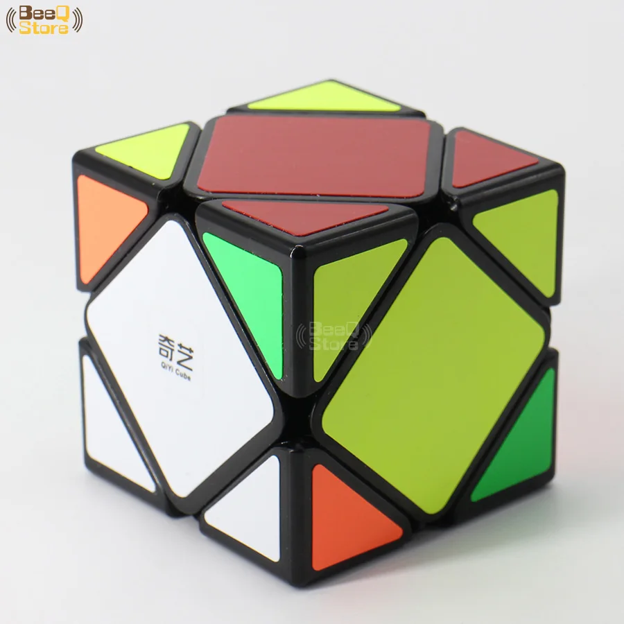 Qiyi Qicheng Skew волшебный куб скорость 3x3x3 Qiyiskewb куб головоломка Magico Cubo черный без наклеек образовательный мозговой Тизер Игрушка