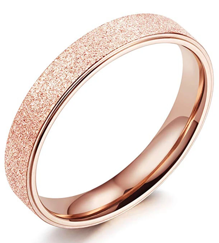 Salome Simple Wedding Rings for Women or Man Fashion Jewelry Engagement Couples Crystal Rose Gold Gift Accessories | Украшения и