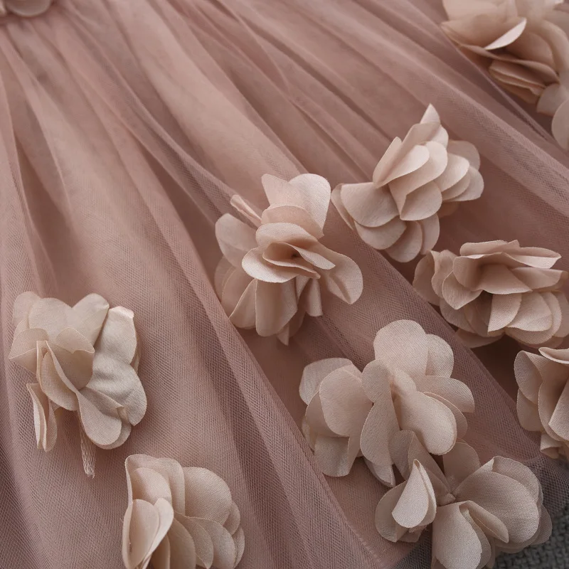 Весна Девушки Сетчатое платье принцессы платье для новорожденных Роскошные Аппликации цветочный Рисунок для девочек одежда вечерние платье 9-24 месяцев