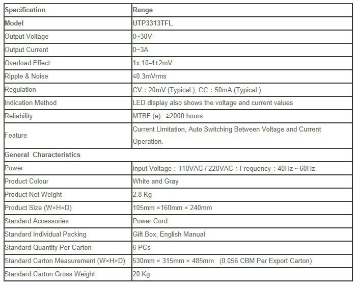 UTP3313TFL
