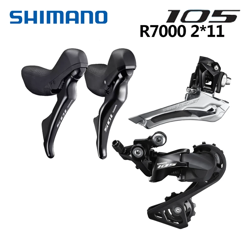 Shimano 105 R7000 2x11 Road Bike Groupset 3 Pcs FD+Shifter Set+RD GS MEDIUM Cage