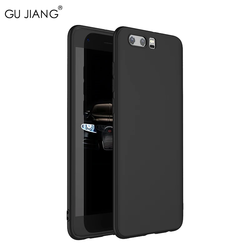 GU JIANG Luxury Soft Silicone Phone Bag for Huawei Honor 9 Full Cover Anti-fingerprint Thin Protector Case Shield Honor9 |