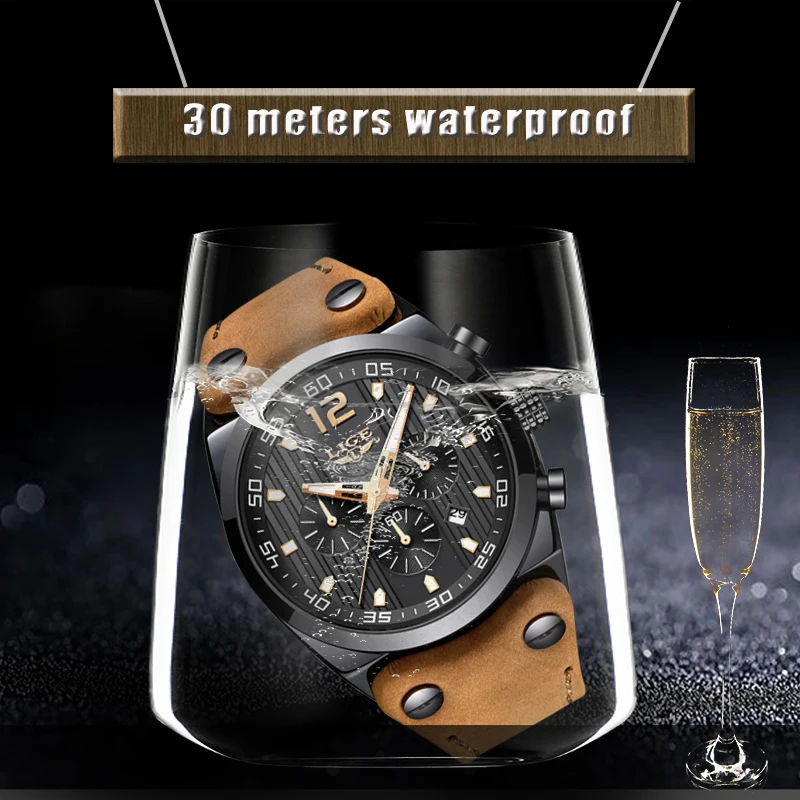 2018 LIGE New Sport Mens Watches Military Chronograph Quartz Man Outdoor Big Dial Wrist Watch Army Male Clock Relogio Masculino
