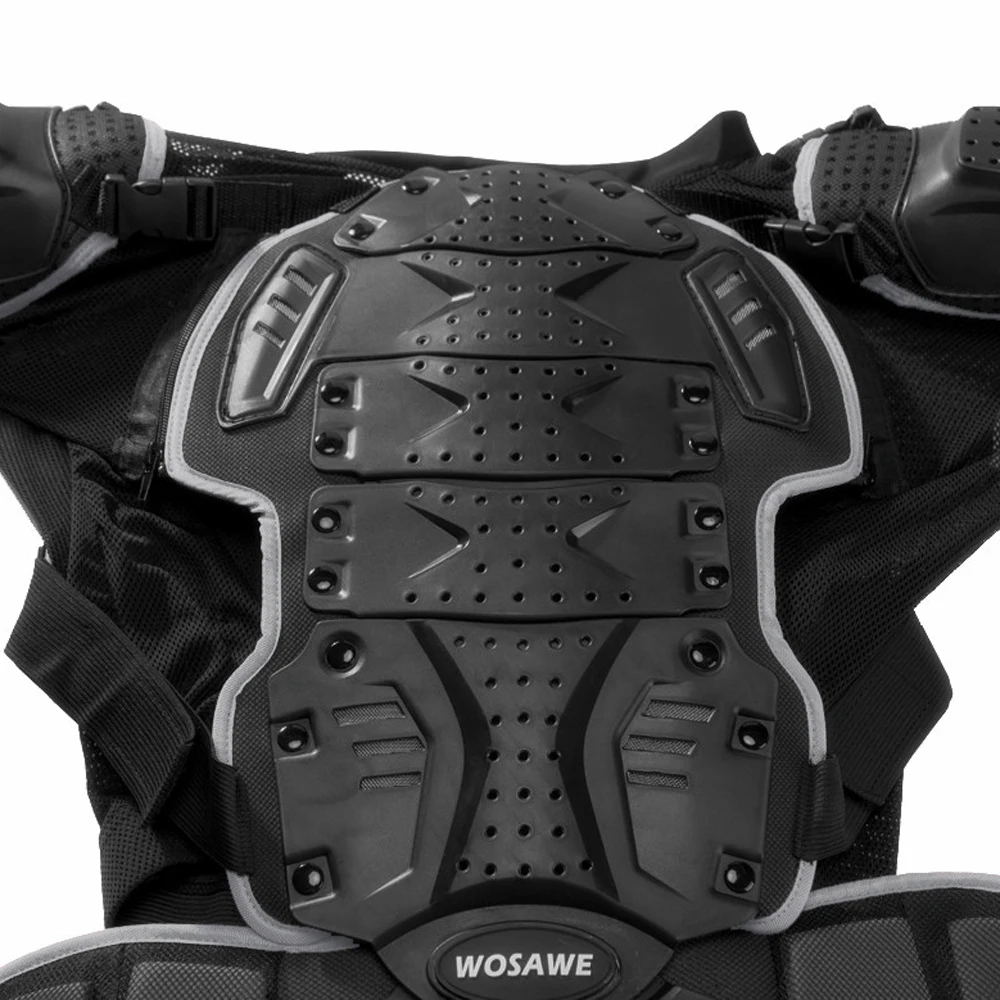 WOSAWE Motorcycle Armor Jacket Body Protection Motorcycle Turtle  Racing Moto Cross Back Support Arm Protector