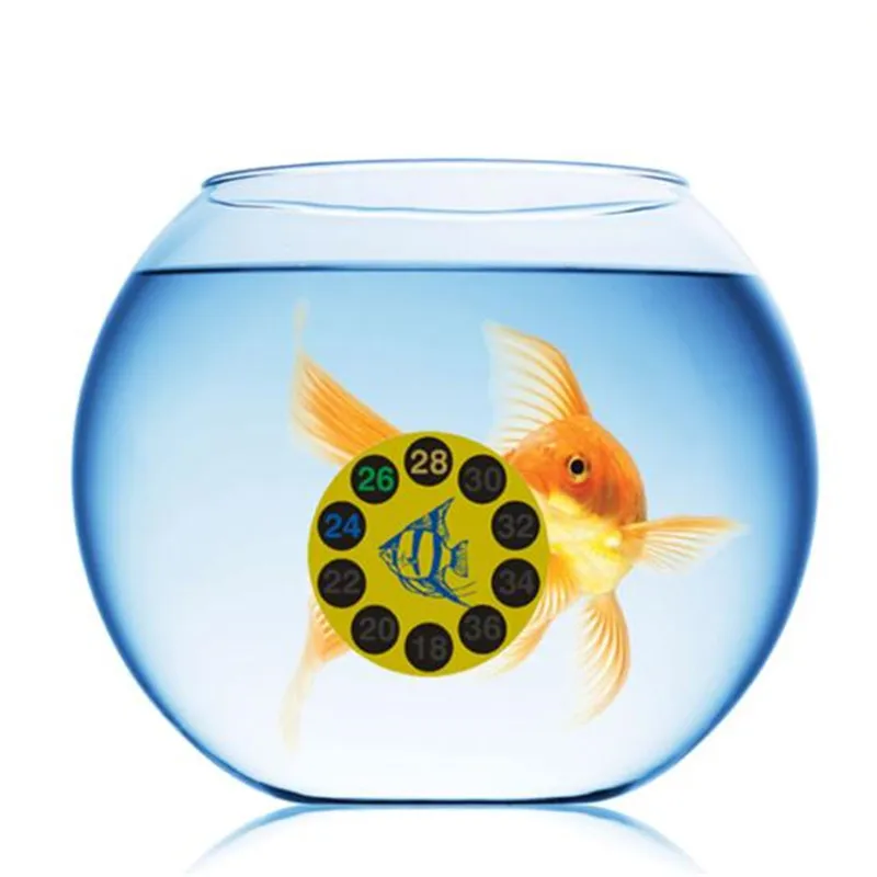 Aquarium Fish Tank Thermometer Temperature Sticker Accessories Digital Dual Scale Stick-on High Quality Durable | Дом и сад