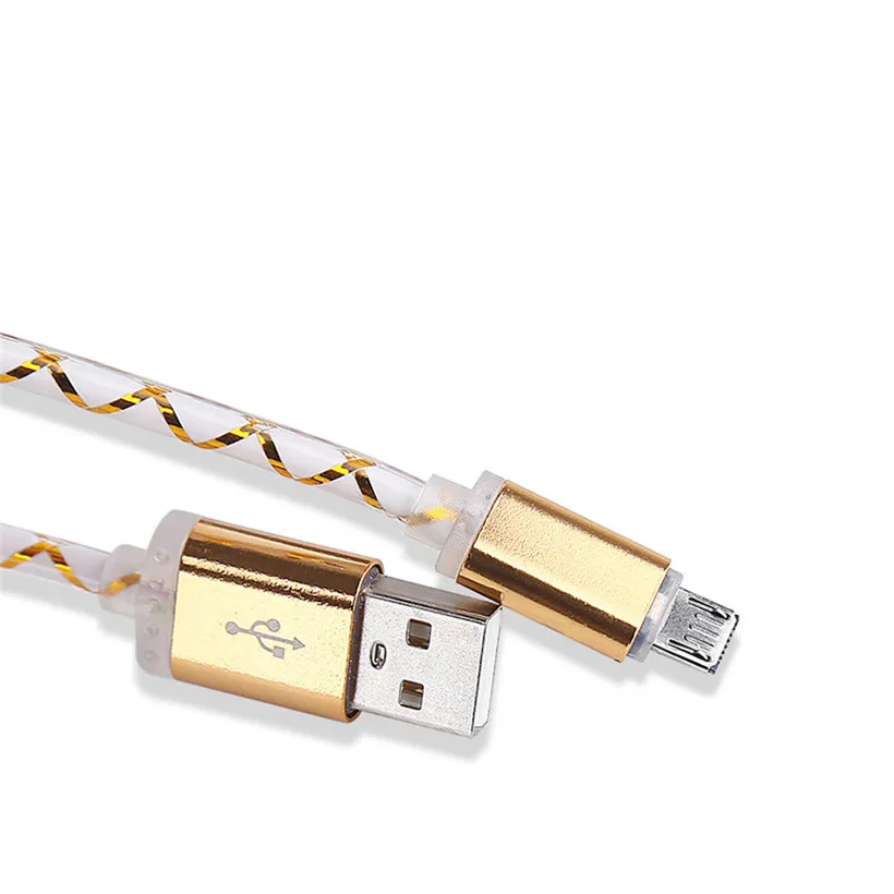 OMESHIN LED Light Micro USB Charger Cable Charging Cord For Samsung galaxy s7 Edge 180125 drop shipping|Кабели передачи данных| |