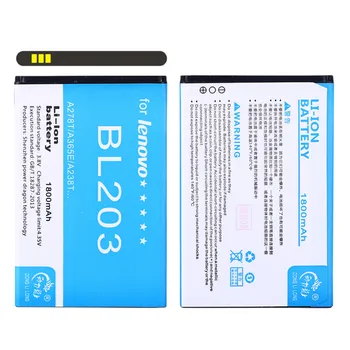 

2PCS/ NEW 1800mAh BL203 BL214 Battery for Lenovo A278T A308t 305T A369 A318T A385e 365e A66 Mobile Phone battery