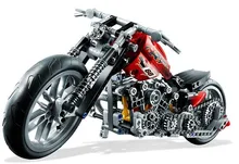 DECOOL 3354 Motorcycle Harley Vehicle Model building kits compatible with lego city 3D blocks Educational toys for children
