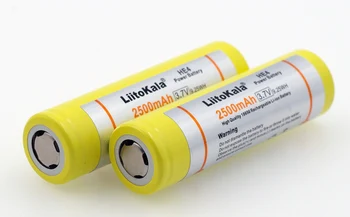 

4PCS Liitokala Original 18650 3.7V 2500mAh HE4 Rechargeable battery Max 20A 35A discharge For Electronic cigarette batteries